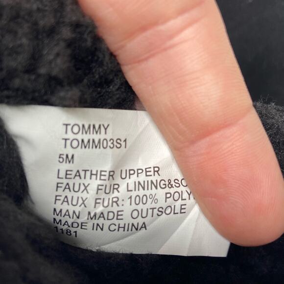 NEW Steve Madden Moccasin Boots Tommy Bootie Black Suede Shearling Lined 5 $110 - Picture 12 of 12